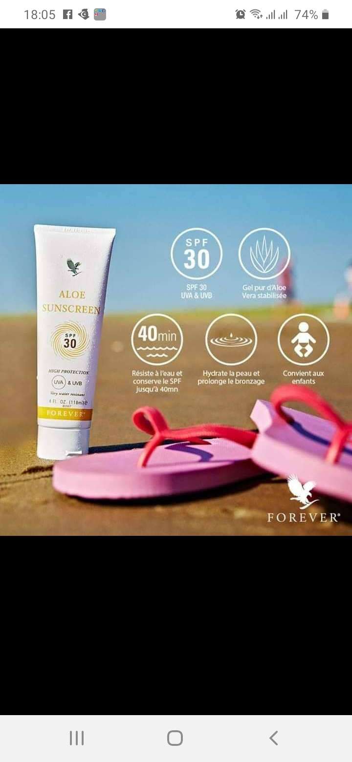 crème solaire 