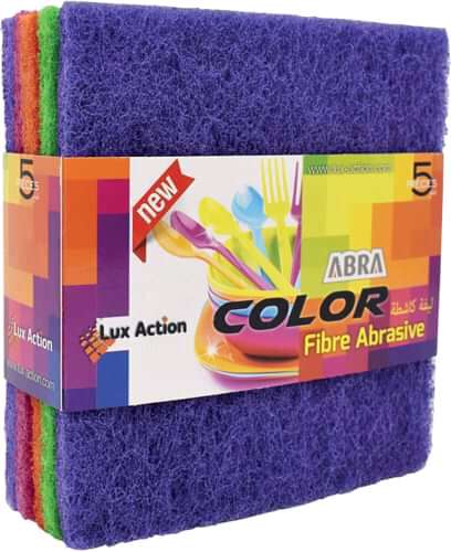 Lavette fibre abrasif