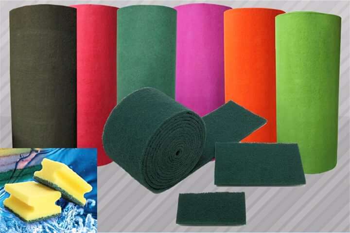 Lavette fibre abrasif