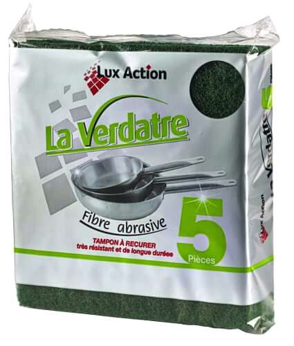 Lavette fibre abrasif