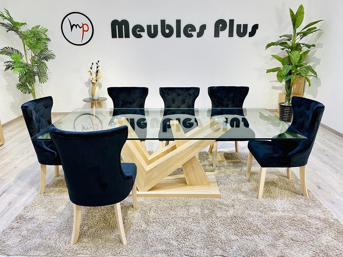 Table de salle à manger avec 8 chaises