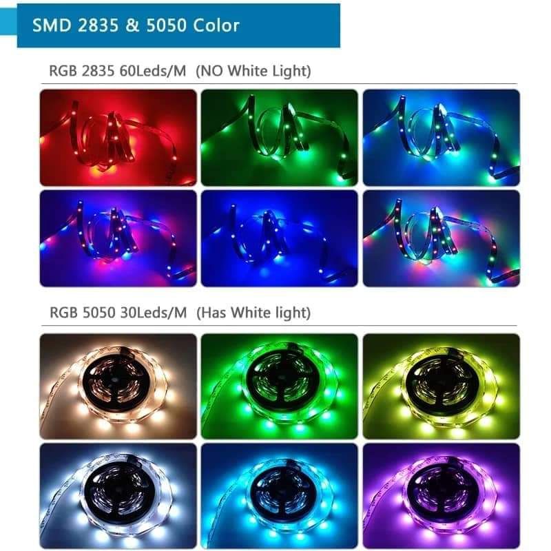 شريط إضاءة LED RGB السحري 5 امتار 😍😍