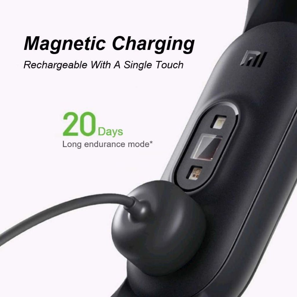السوار الذكي الجيل الخامس الأصلي من شاومي مضاد للماء وبأحدث التقنيات المتطورة Xiaomi Mi Smart Band 5 Colorful AMOLED Display 1.1” Waterproof Fitness Tracker XMSH10HM
