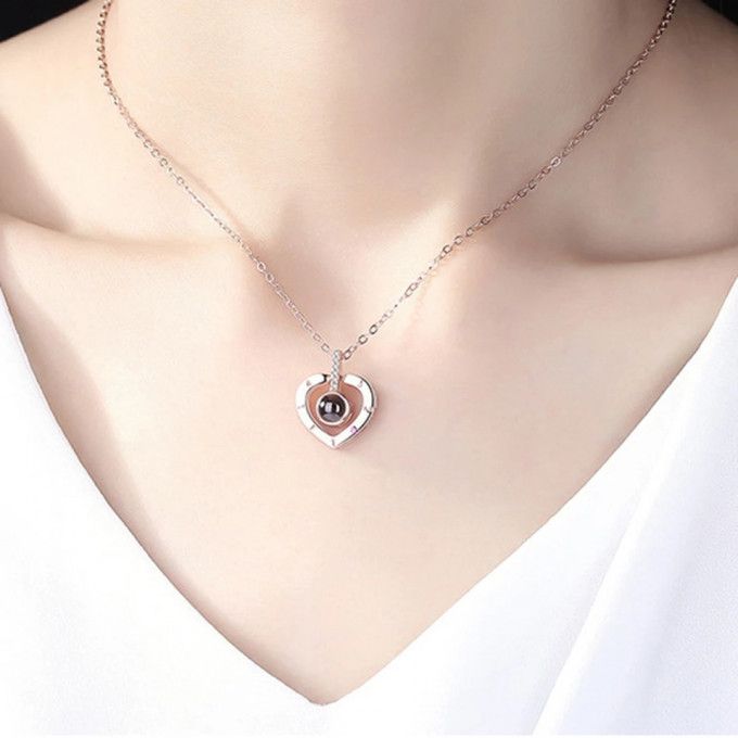 Collier 1 je t’aime en 100 langues