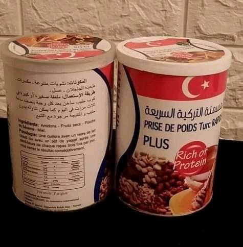 المسمنة التركية مكمل غذائي طبيعي لرجال ونساء لرياضي ولغير رياضي توصيل مجاني لكل الولايات منتج دواء و