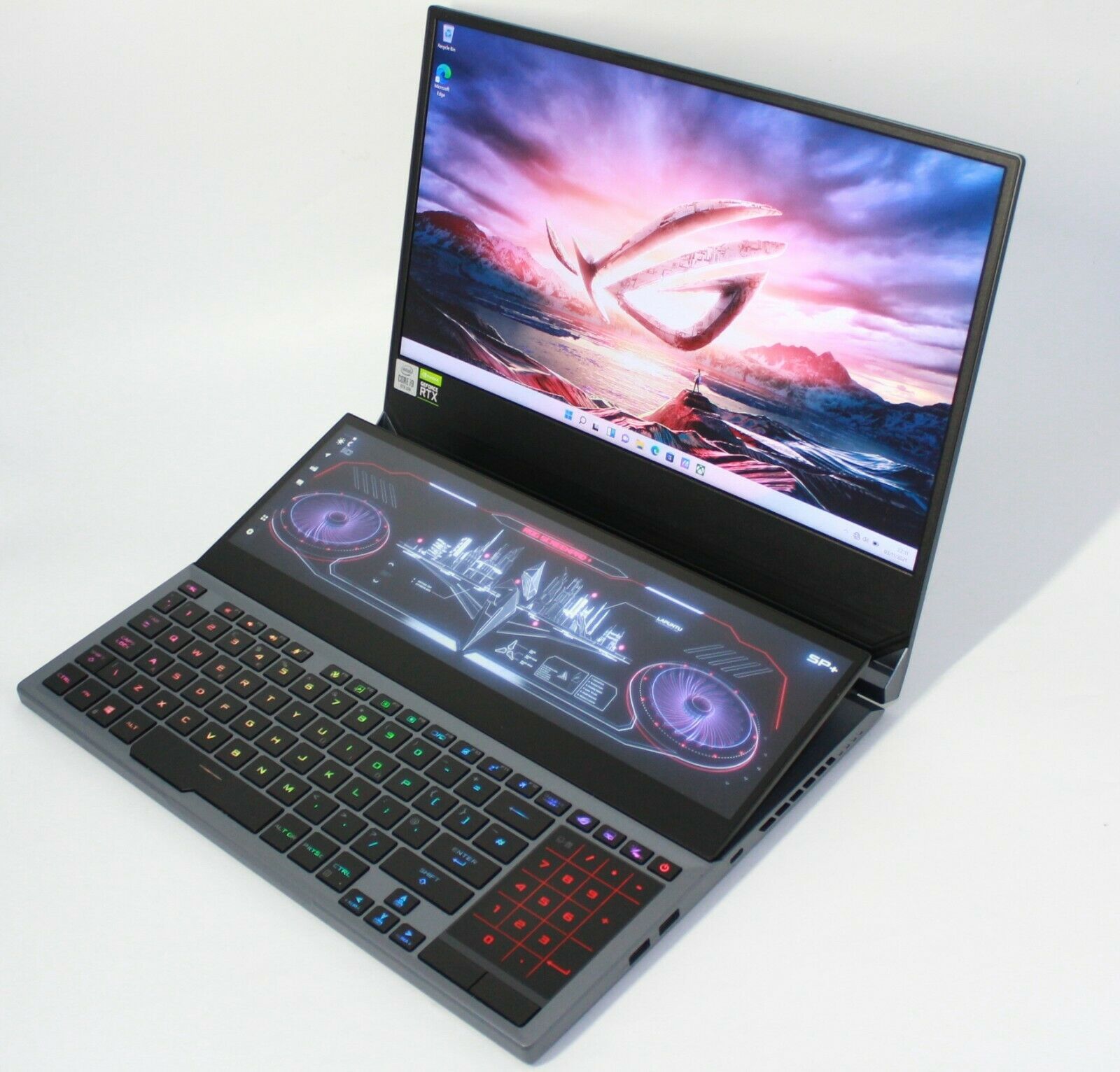 Asus ROG ZEPHYRUS DUO 15 SE Ryzen 5900HX RTX 3080 2TB SSD 32 GB DDR4 DUAL 4K 
