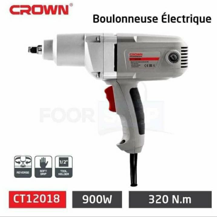 Bouloneuse électrique crown 900w 